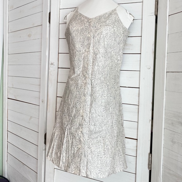 Metiseko 100% Organic Cotton sundress from Vietnam sz Small with tie straps NWOT - Picture 3 of 15